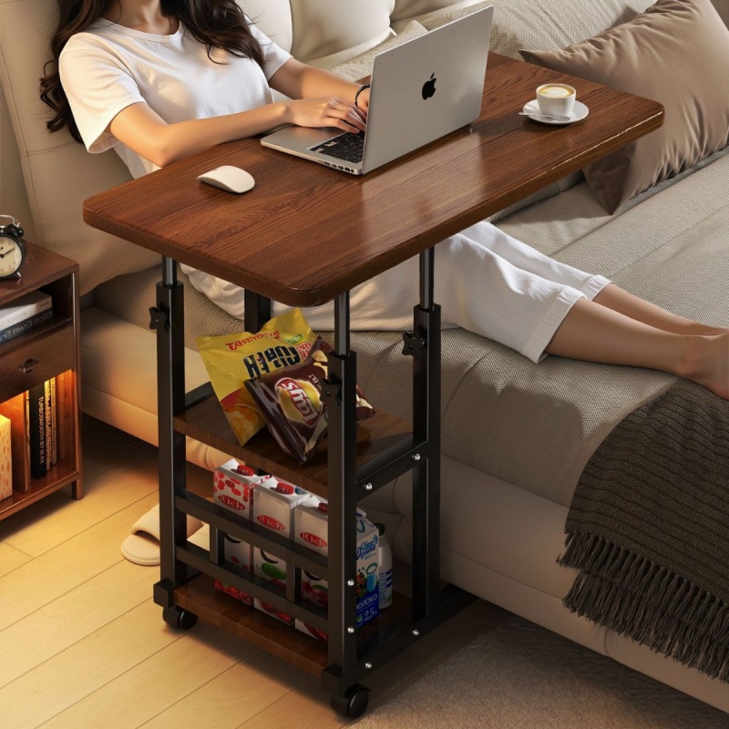 Desk Setup For Laptop - Movable Lifting Bedside Table Bedside Small