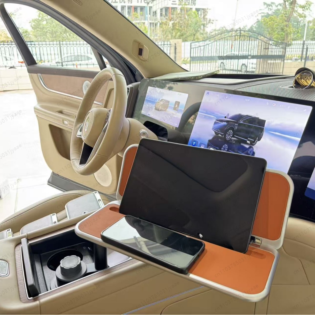 Desk Setup For Laptop - New Car Foldable Tray Table, Portable