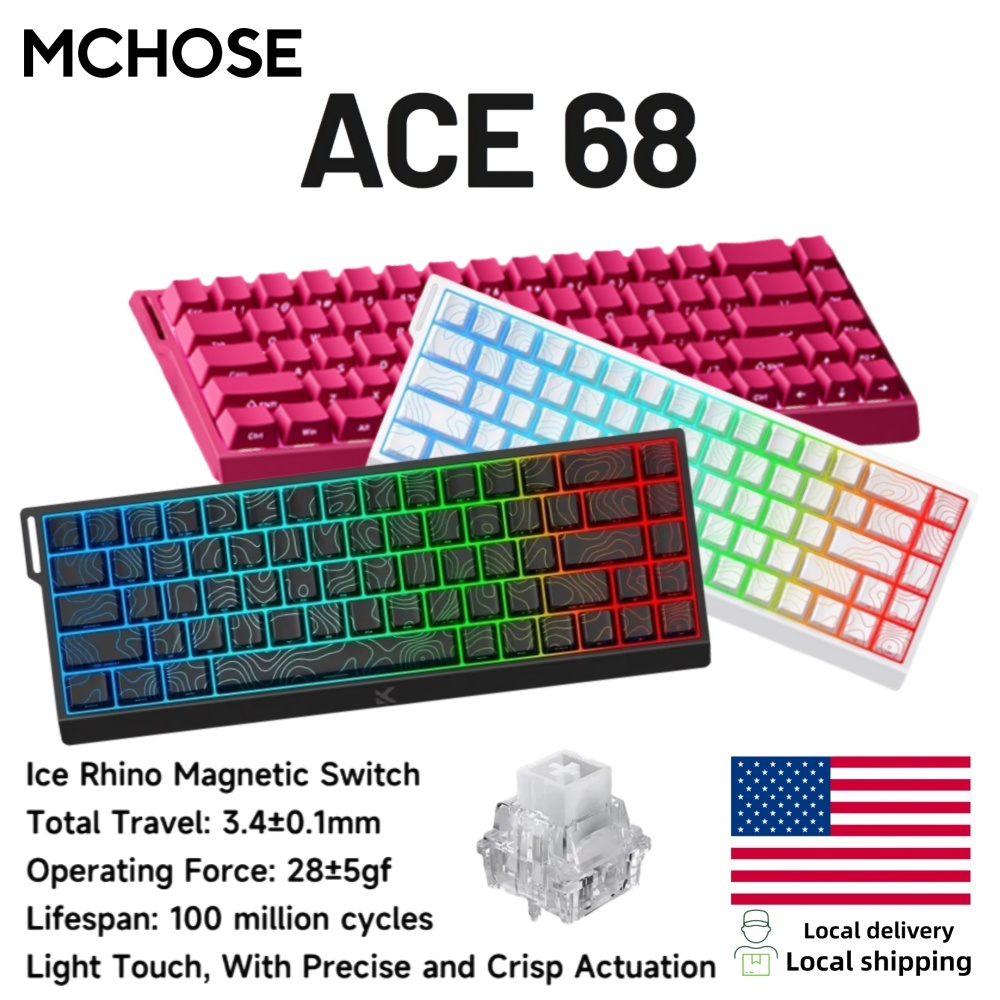 Desk Setup Programmer - MCHOSE ACE 68 Magnetic Switch Gaming