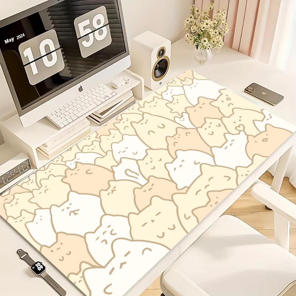 Gaming Mouse Pad,Large Desk Ma - Desk Setup Pink ulasan dan harga