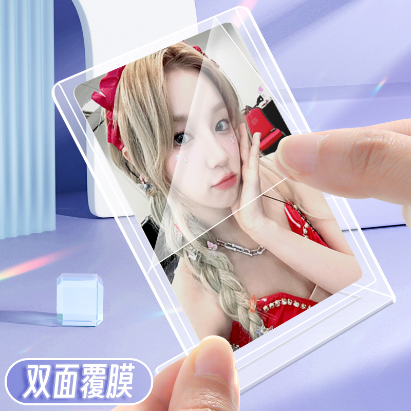 5pcs L-Shaped Acrylic Card Dis - Desk Setup Photo ulasan dan harga