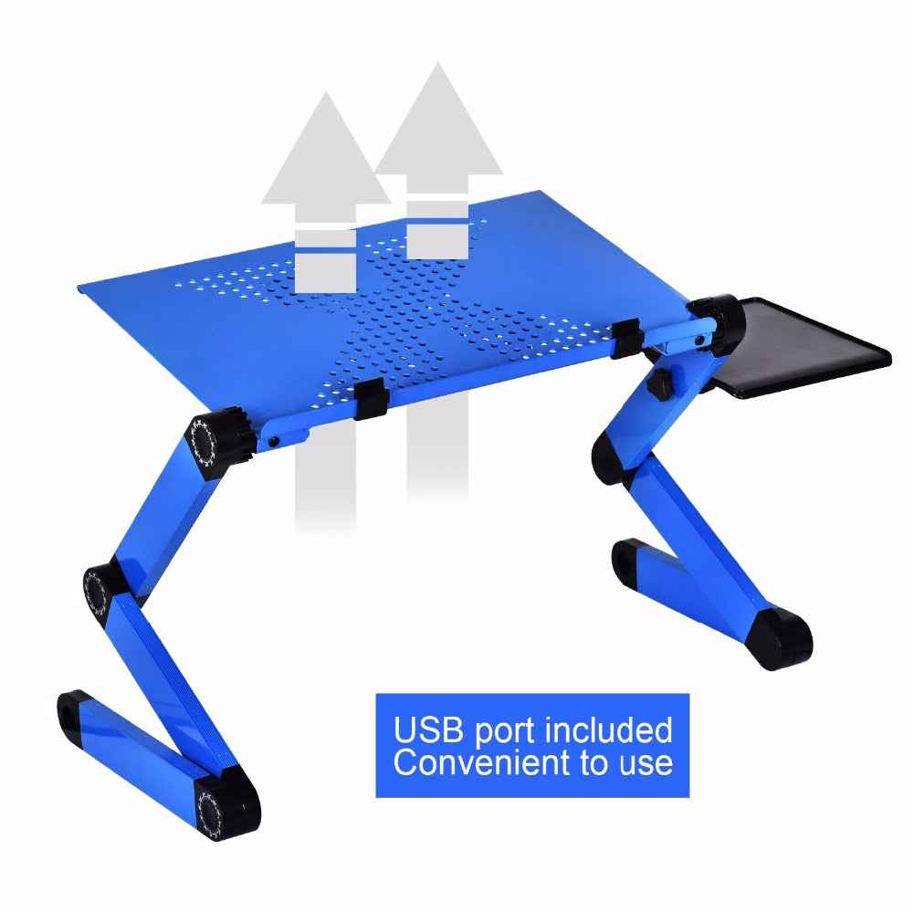 Aluminum Alloy Laptop Table Ad - Desk Setup For Laptop ulasan dan harga