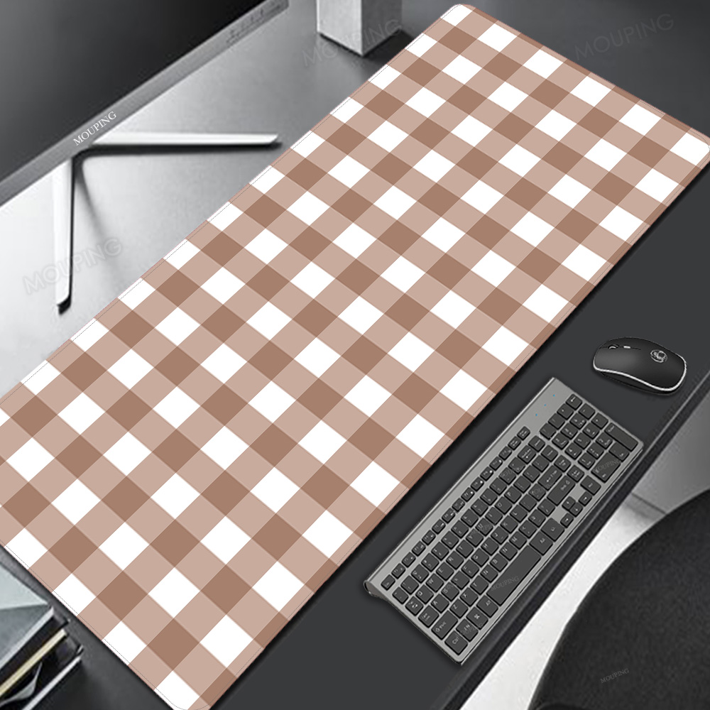 Pink Lattice Mouse Pad Kawaii  - Desk Setup Pink ulasan dan harga