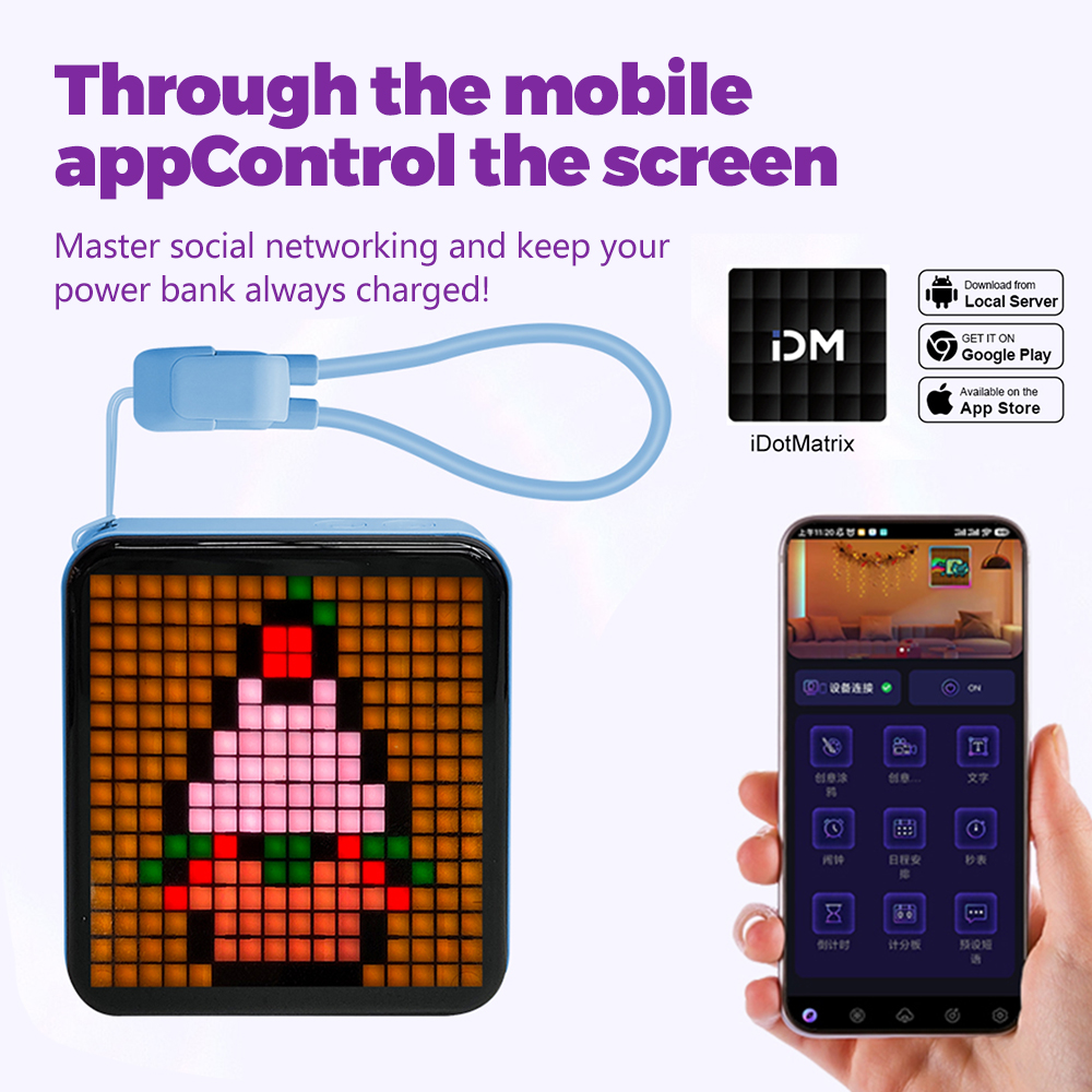 LED Pixel Display Programmable - Desk Setup Programmer ulasan dan harga