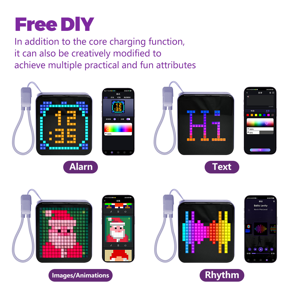 LED Pixel Display Programmable - Desk Setup Programmer ulasan dan harga