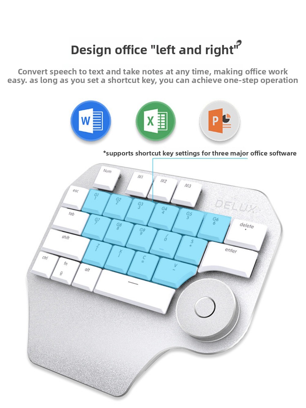 DeLUX T11 Designer Keypad Wire - Desk Setup Programmer ulasan dan harga