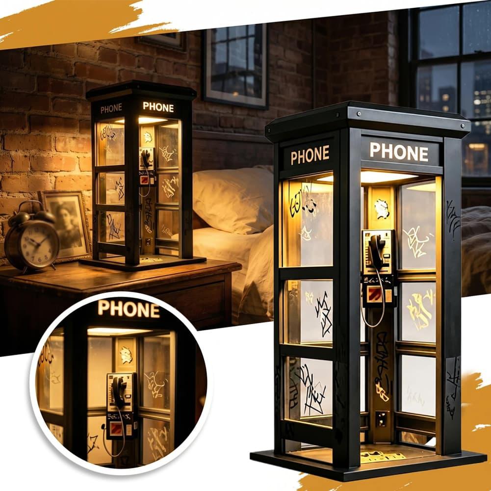 Retro Graffiti Phone Booth Tab - Desk Setup Lighting ulasan dan harga