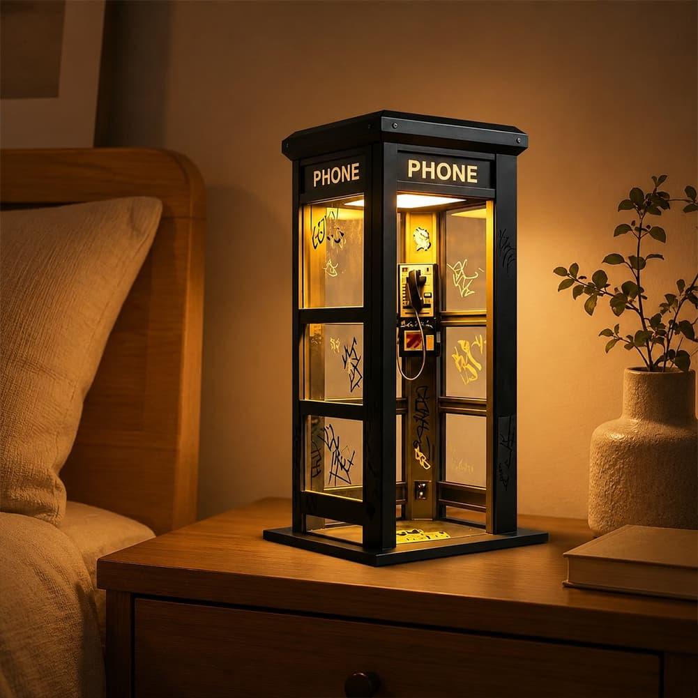 Retro Graffiti Phone Booth Tab - Desk Setup Lighting ulasan dan harga