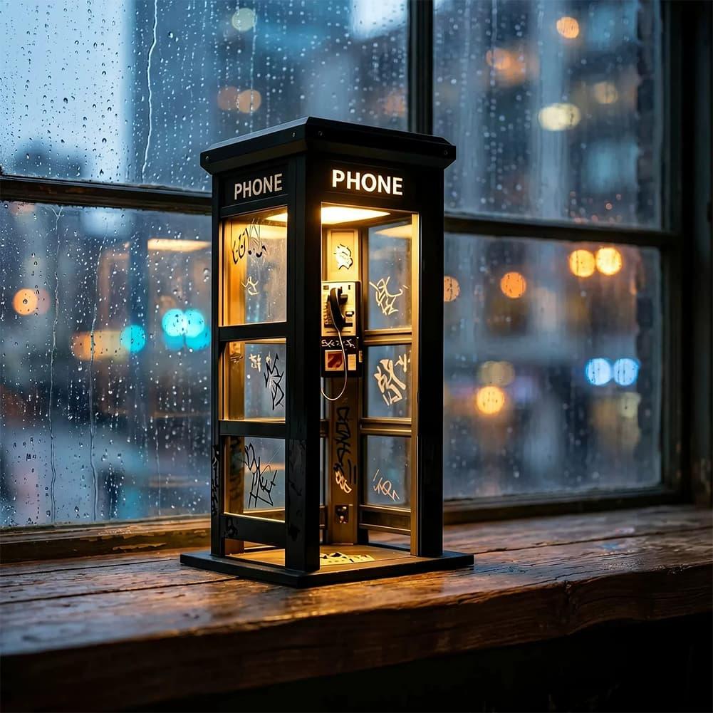 Retro Graffiti Phone Booth Tab - Desk Setup Lighting ulasan dan harga