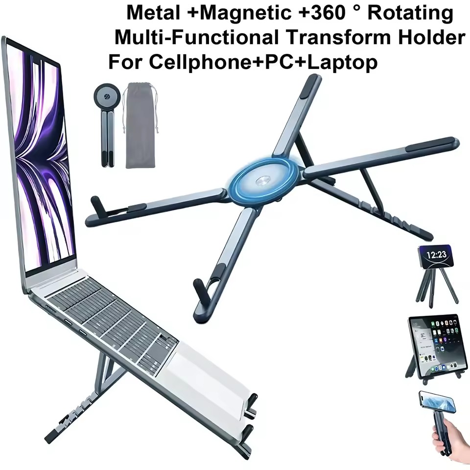 Portable Magnetic Phone Holder - Desk Setup For Laptop ulasan dan harga