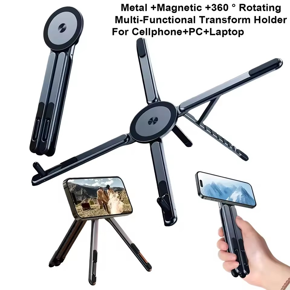Portable Magnetic Phone Holder - Desk Setup For Laptop ulasan dan harga