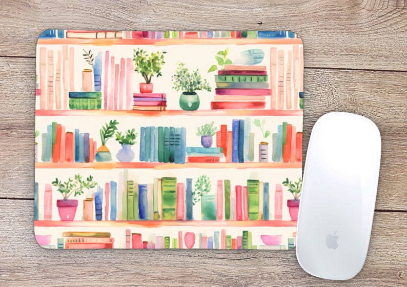 Plant Books Mouse Pad Home Off - Desk Setup With Plants ulasan dan harga