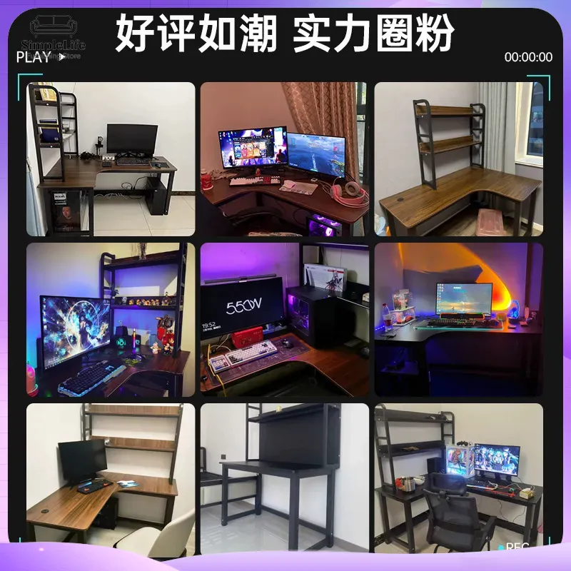 Corner Gaming Desk Computer De - Desk Setup Study ulasan dan harga