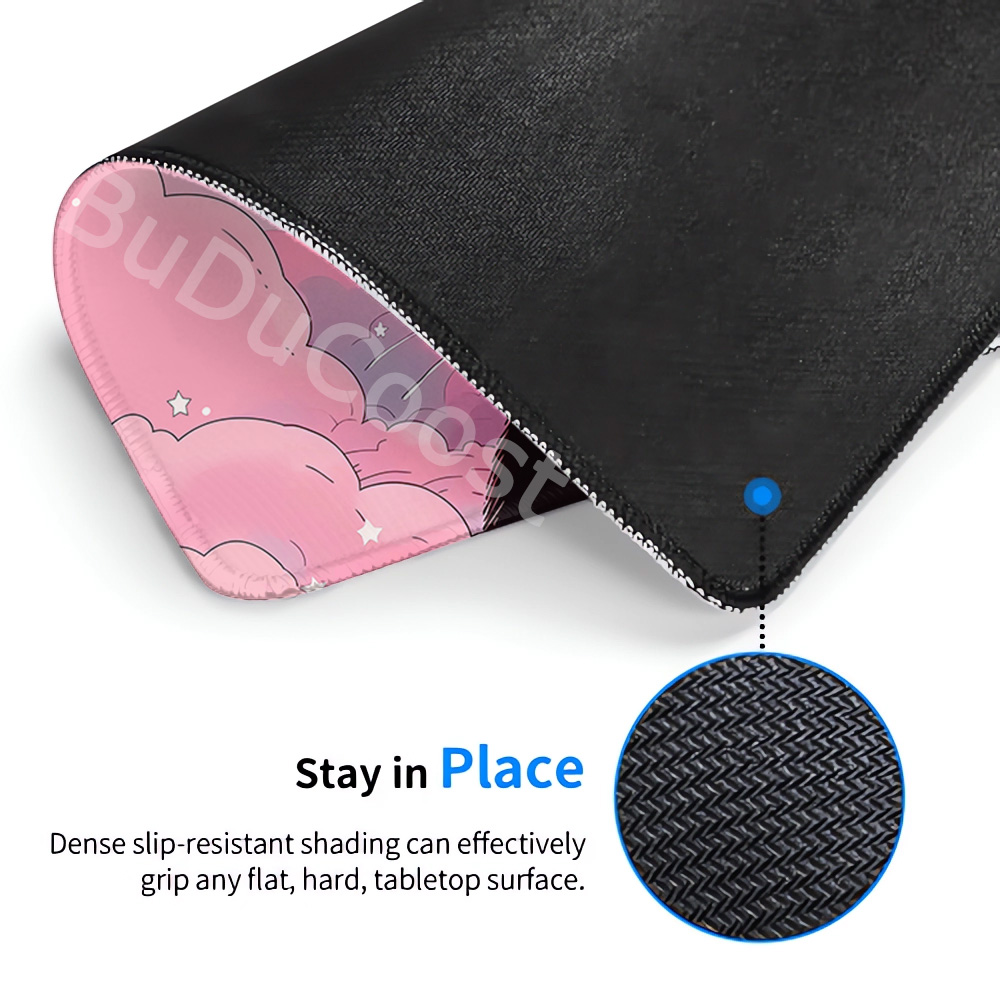 18x22cm Small Rug Black Cat Cl - Desk Setup Pink ulasan dan harga