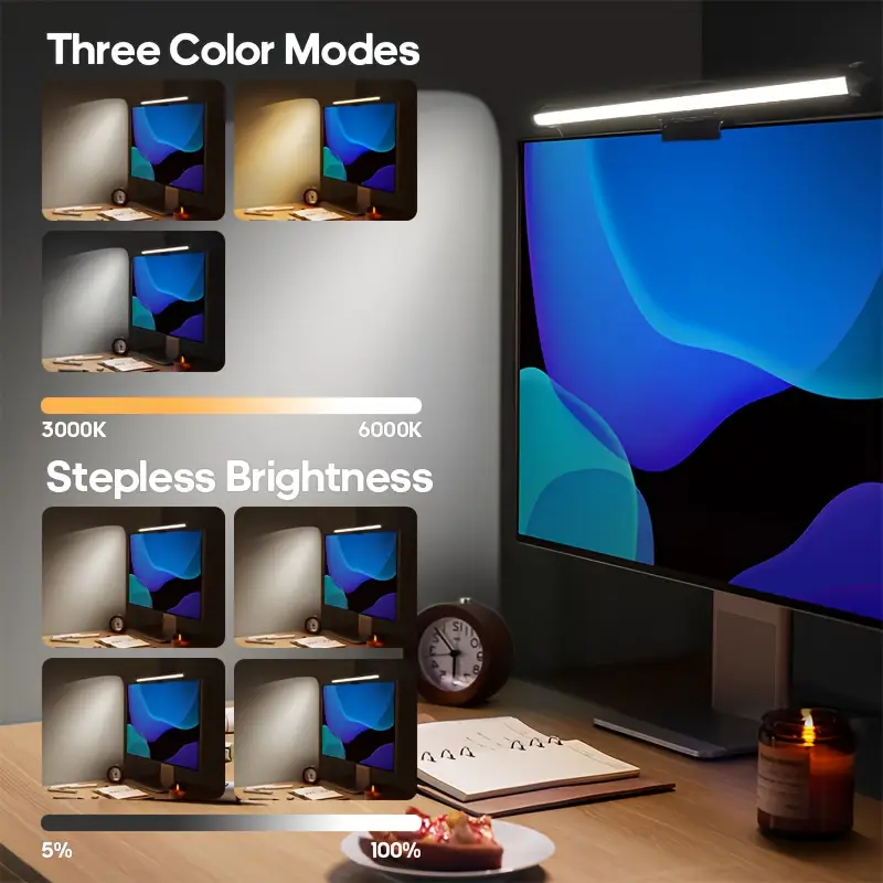 RGB Monitor Light Bar Strip Ey - Desk Setup Lighting ulasan dan harga