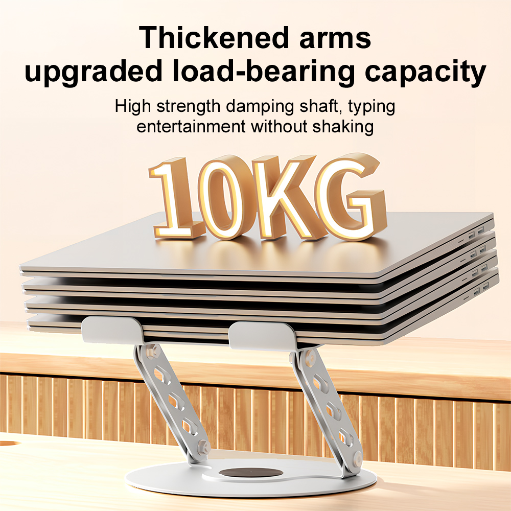 360° Rotating Laptop Stand Adj - Desk Setup Riser ulasan dan harga