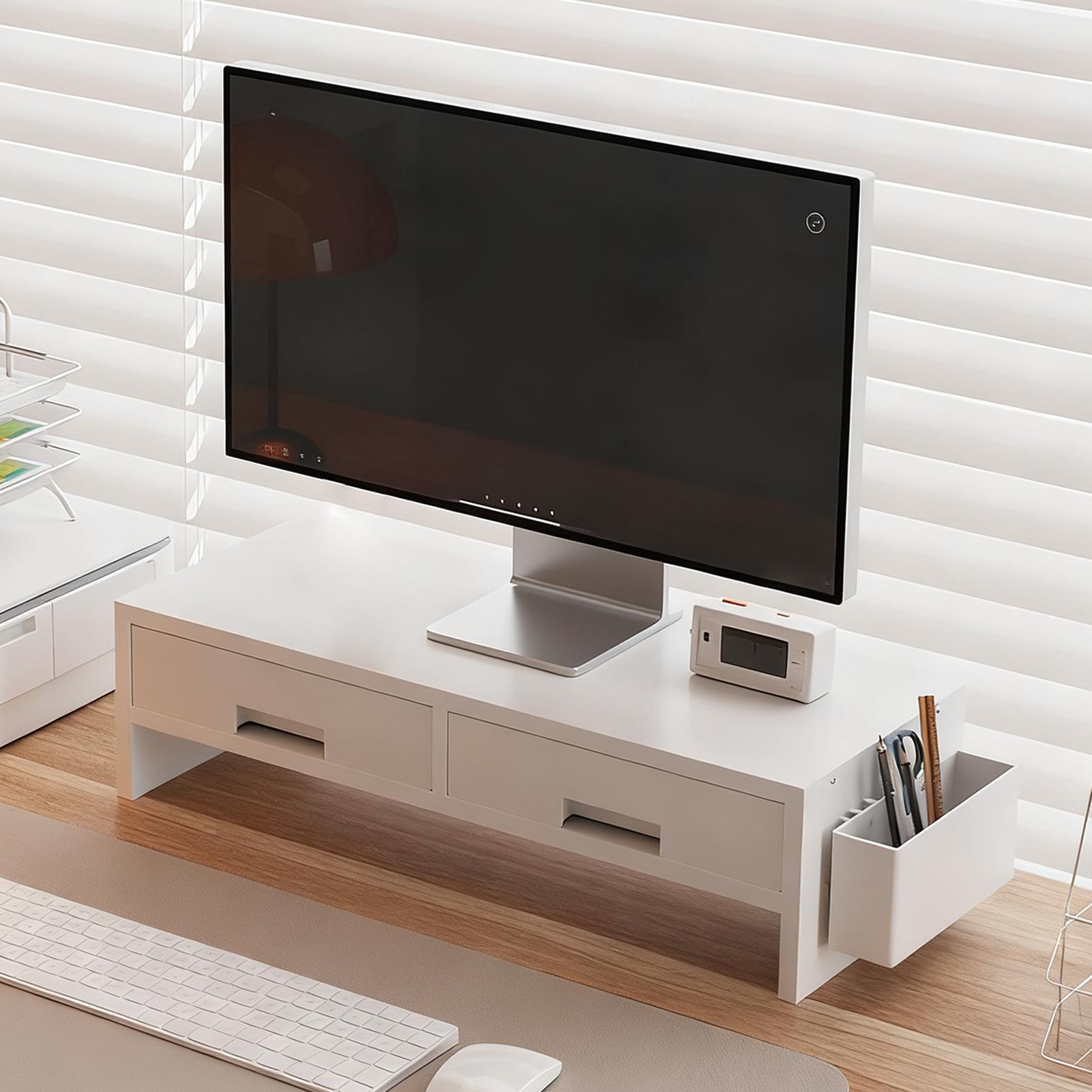 Desk Monitor Stand Riser Doubl - Desk Setup Riser ulasan dan harga