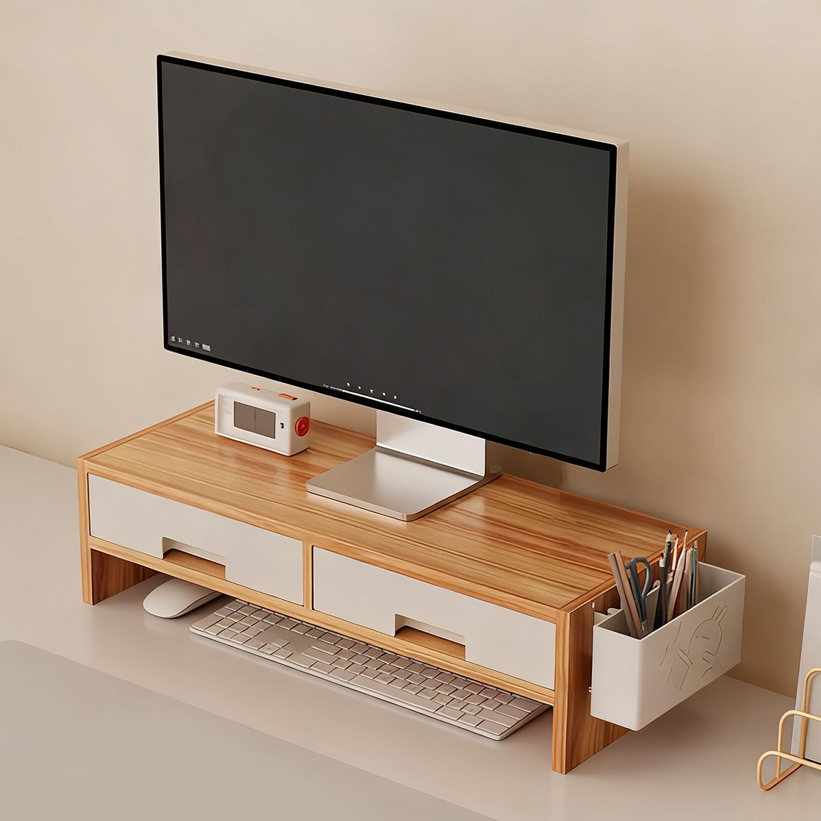 Desk Monitor Stand Riser Doubl - Desk Setup Riser ulasan dan harga