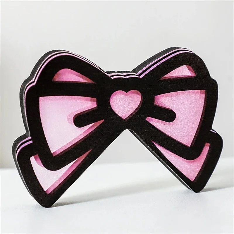 Kawaii Pink Acrylic Bow Monito - Desk Setup Pink ulasan dan harga