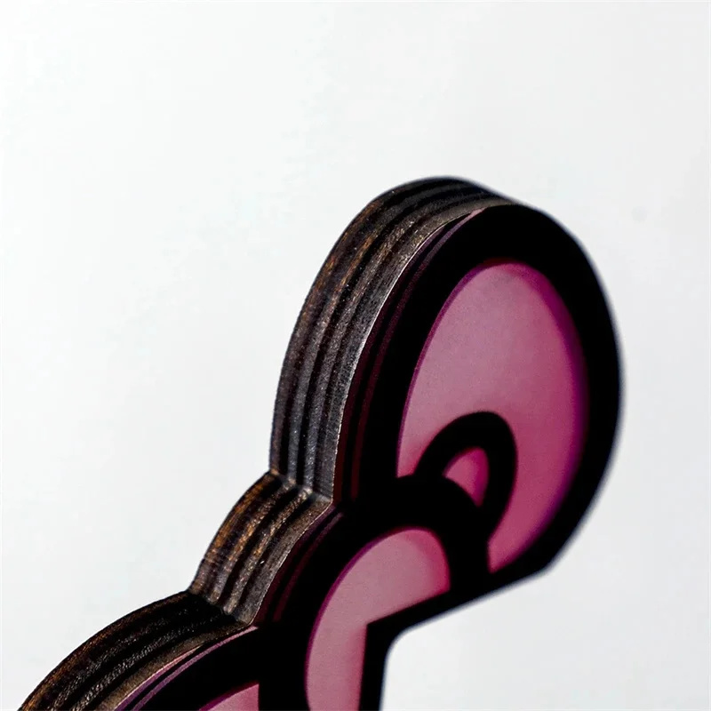 Kawaii Pink Acrylic Bow Monito - Desk Setup Pink ulasan dan harga