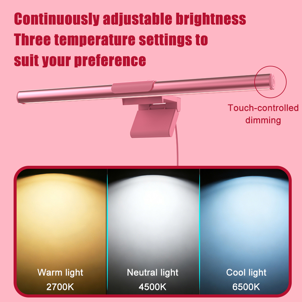 RGBIC Wifi Setup Light Bar Mon - Desk Setup Pink ulasan dan harga