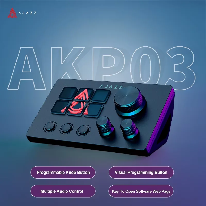 Ajazz AKP03E/153E Desktop Help - Desk Setup Programmer ulasan dan harga