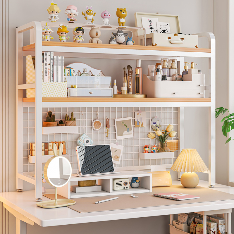 Bookshelf Bookcase With Grid D - Desk Setup Study ulasan dan harga
