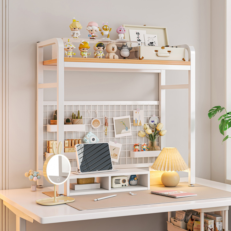 Bookshelf Bookcase With Grid D - Desk Setup Study ulasan dan harga