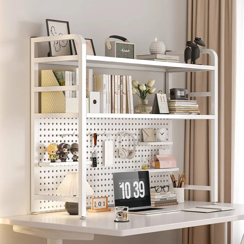Table Hole Board Shelf Study T - Desk Setup Study ulasan dan harga