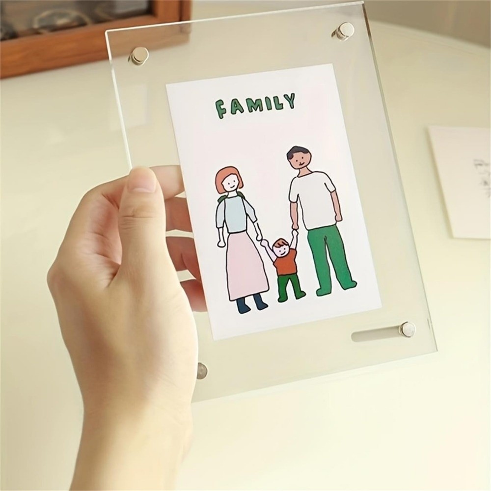 New Transparent Acrylic Photo  - Desk Setup Photo ulasan dan harga