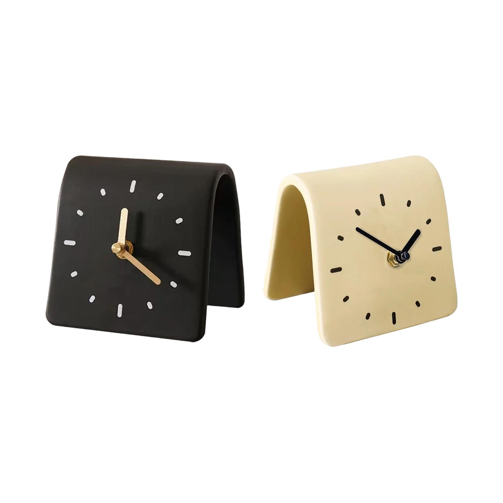 Desk Clock Modern Art Shelf Cl - Desk Setup Study ulasan dan harga