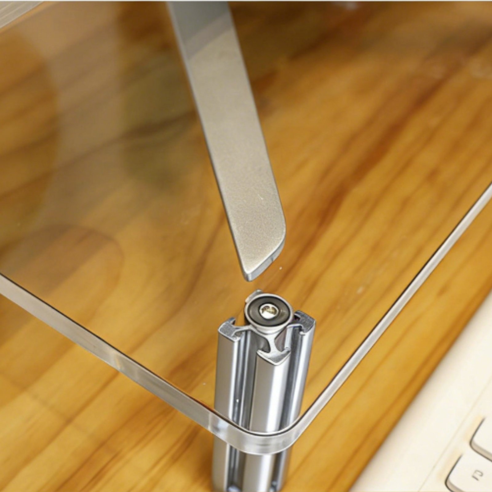 Acrylic Monitor Stand Easy to  - Desk Setup Riser ulasan dan harga