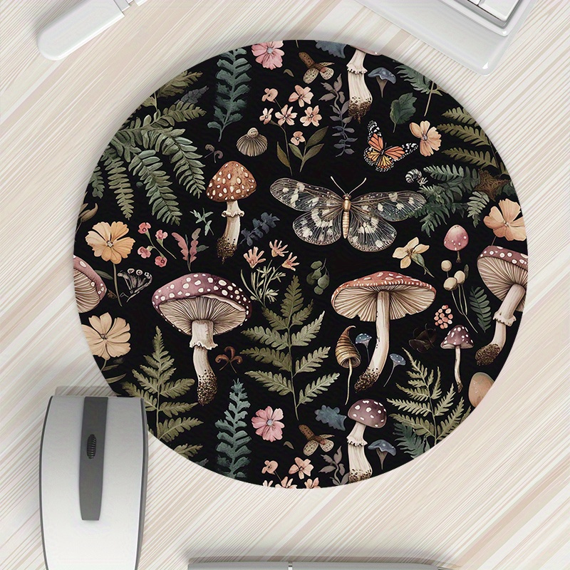 Round Forest Plant Mouse Pad R - Desk Setup With Plants ulasan dan harga