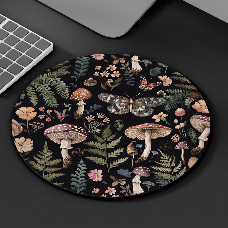 Round Forest Plant Mouse Pad R - Desk Setup With Plants ulasan dan harga