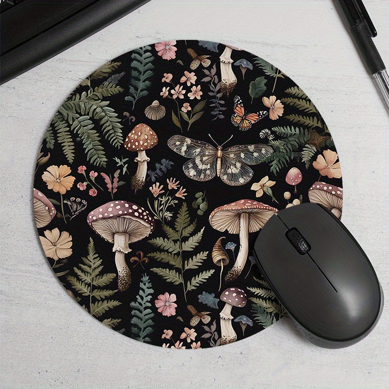 Round Forest Plant Mouse Pad R - Desk Setup With Plants ulasan dan harga