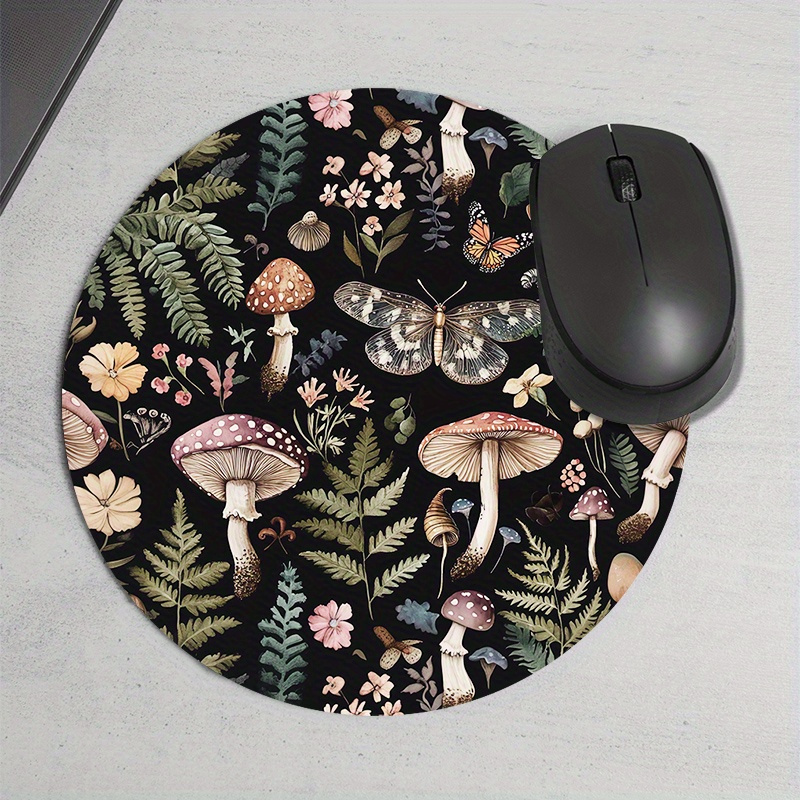 Round Forest Plant Mouse Pad R - Desk Setup With Plants ulasan dan harga