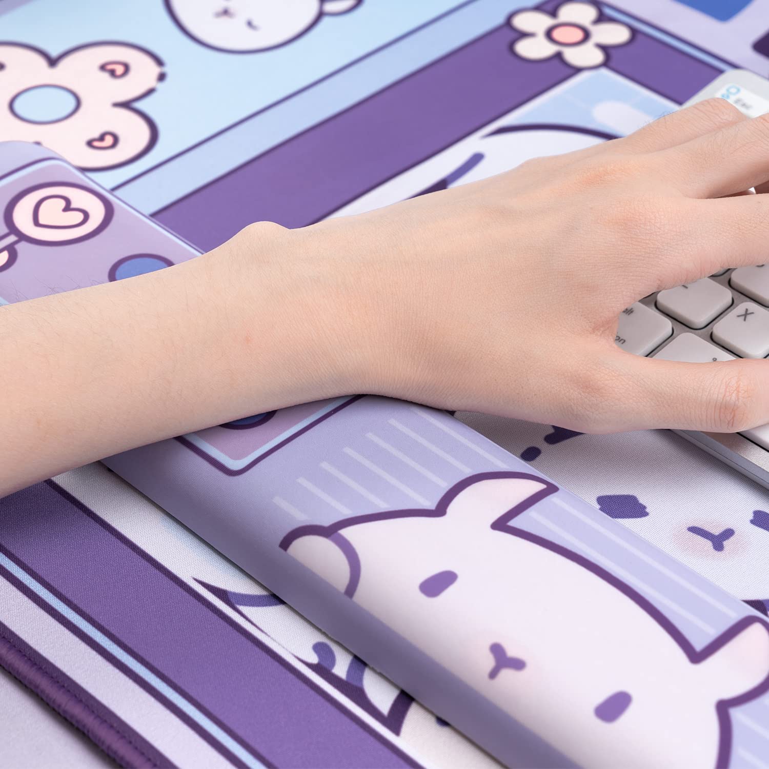 Large Kawaii Gaming Mouse Pad  - Desk Setup Pink ulasan dan harga