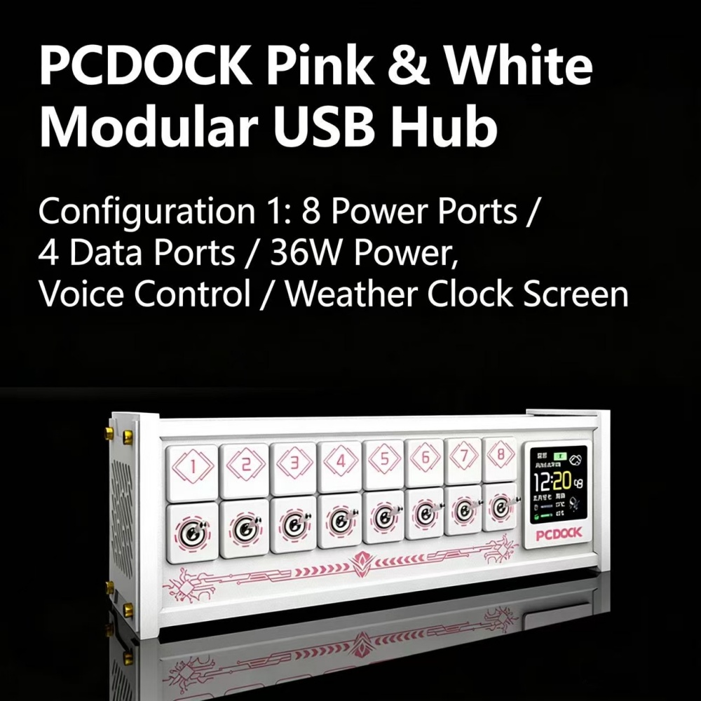 PCDOCK Block USB Desktop Power - Desk Setup For Laptop ulasan dan harga
