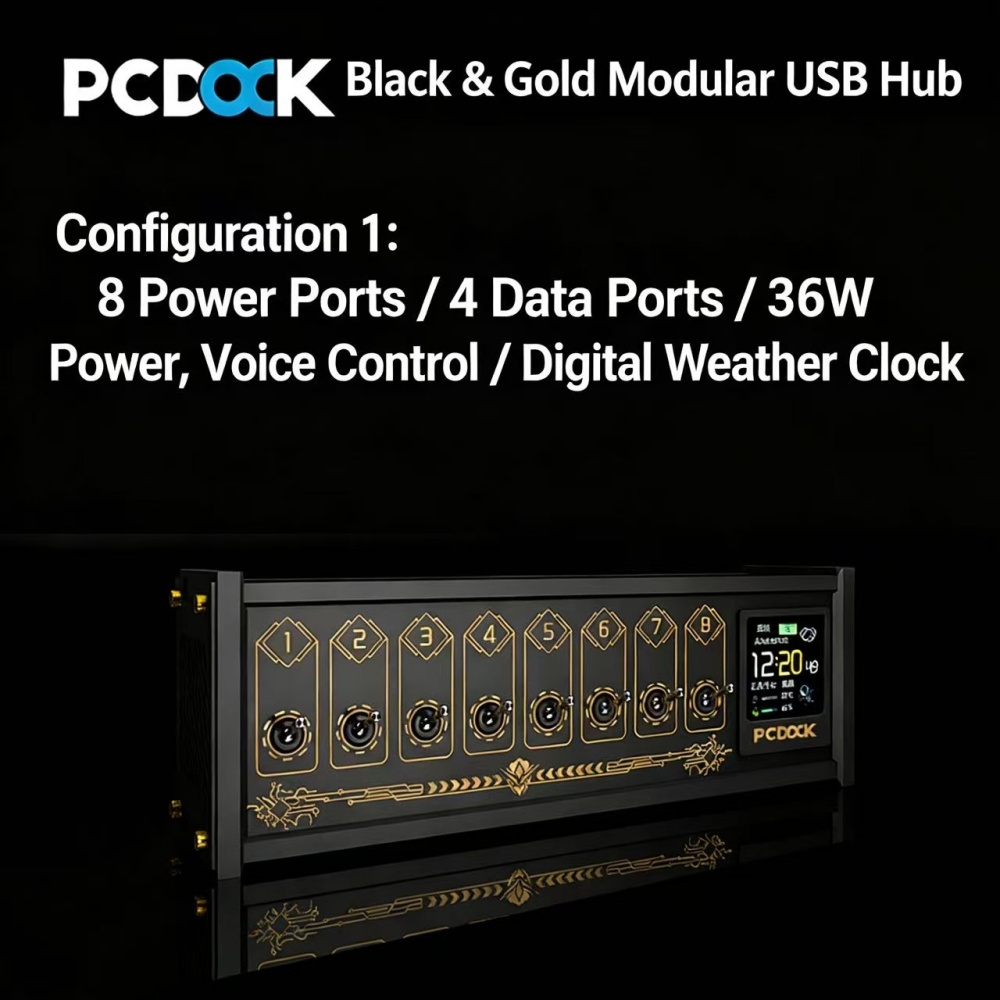 PCDOCK Block USB Desktop Power - Desk Setup For Laptop ulasan dan harga