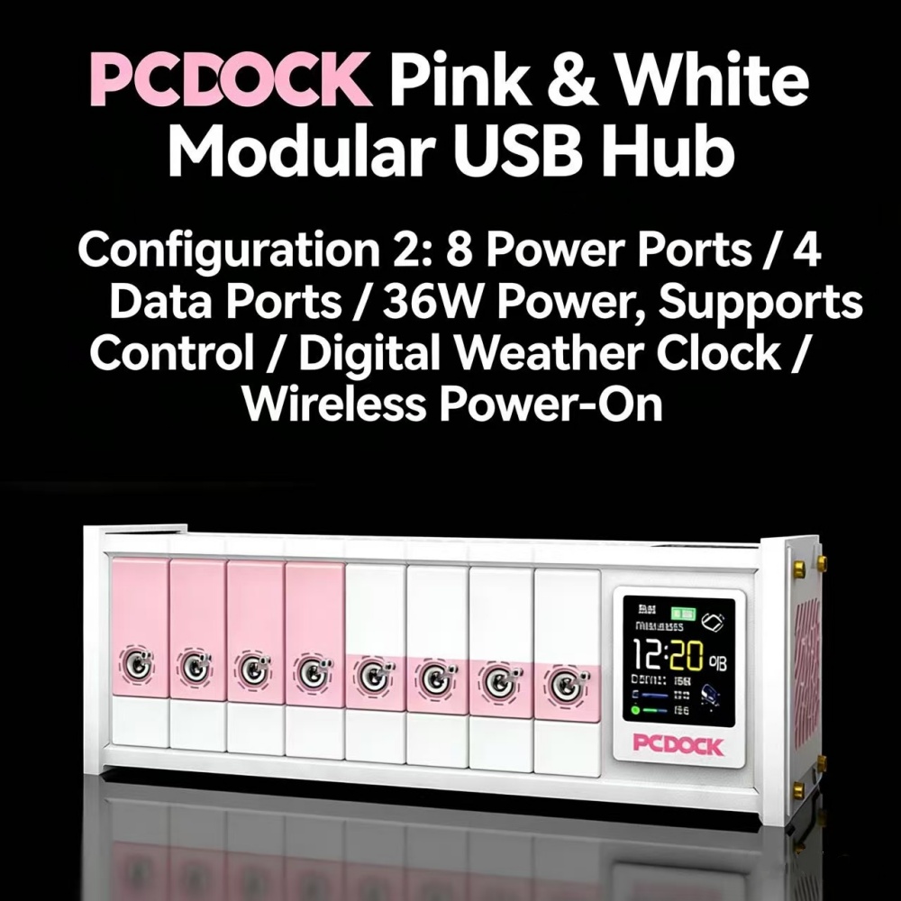 PCDOCK Block USB Desktop Power - Desk Setup For Laptop ulasan dan harga