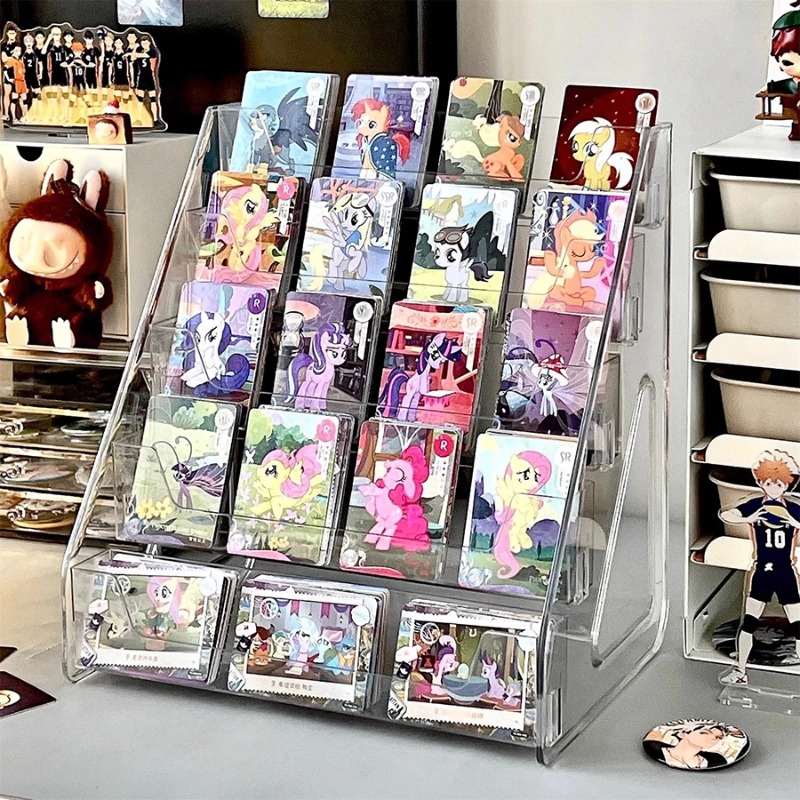 Transparent Desktop Card Stora - Desk Setup Photo ulasan dan harga