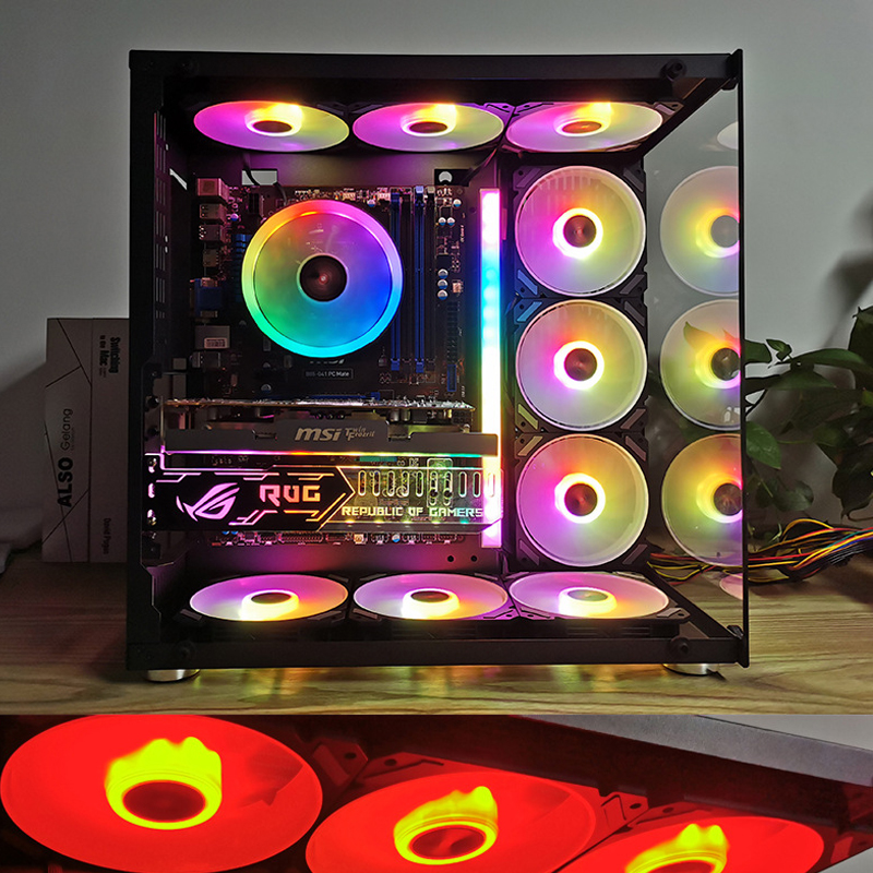 ARGB 120mm Case Fan 5V 3PIN Mo - Desk Setup Lighting ulasan dan harga