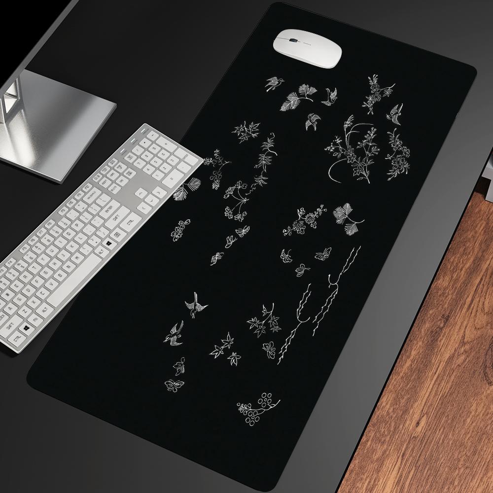 Plant Bird Mousepad Speed Offi - Desk Setup With Plants ulasan dan harga