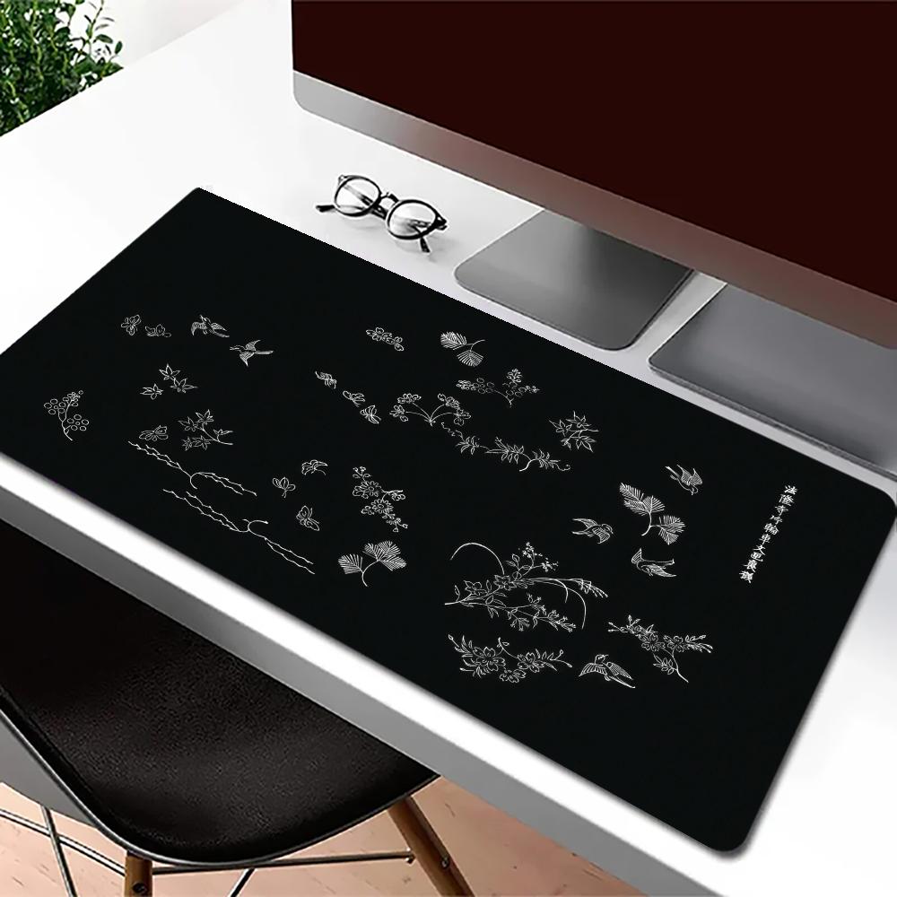 Plant Bird Mousepad Speed Offi - Desk Setup With Plants ulasan dan harga