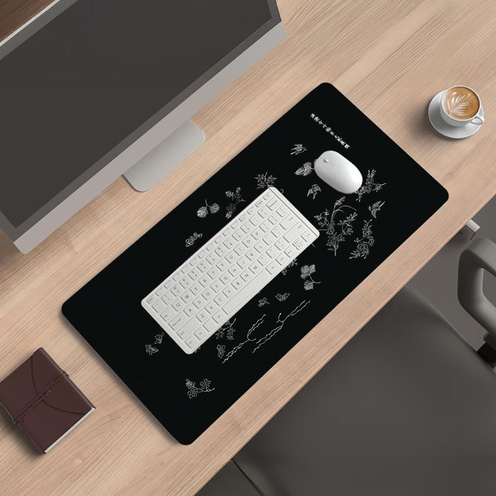 Plant Bird Mousepad Speed Offi - Desk Setup With Plants ulasan dan harga