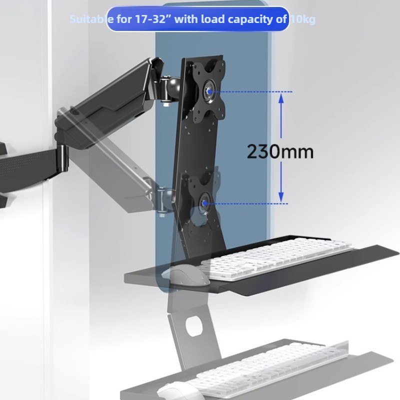 Heavy Duty Monitor Mount Rack  - Desk Setup Monitor Arm ulasan dan harga