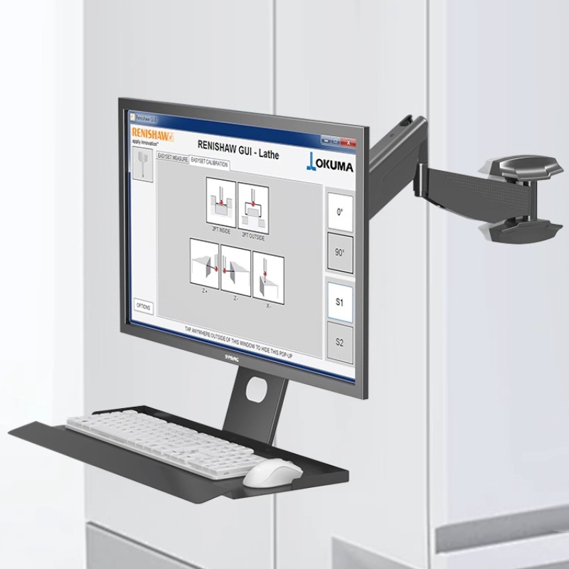 Heavy Duty Monitor Mount Rack  - Desk Setup Monitor Arm ulasan dan harga