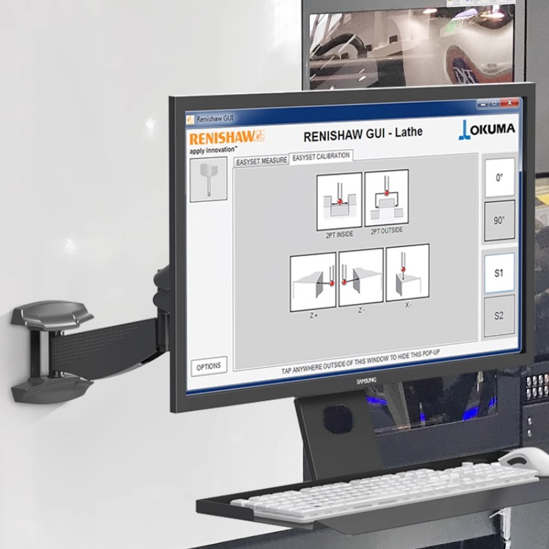 Heavy Duty Monitor Mount Rack  - Desk Setup Monitor Arm ulasan dan harga