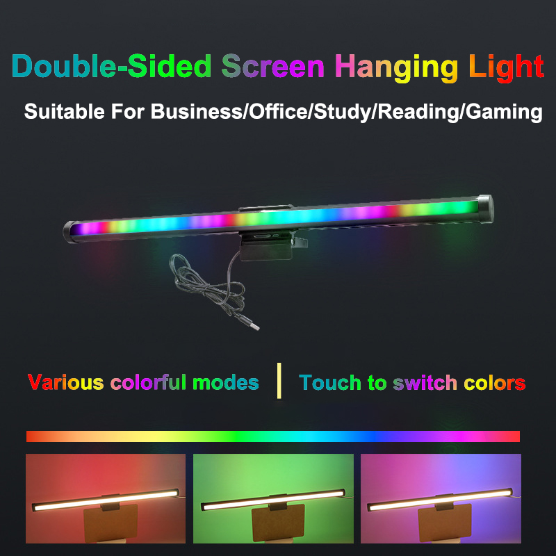 40CM RGB Atmosphere Table Lamp - Desk Setup Lighting ulasan dan harga