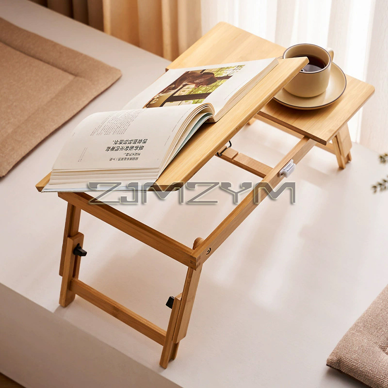 Folding Laptop Table Bamboo Ad - Desk Setup Maker ulasan dan harga